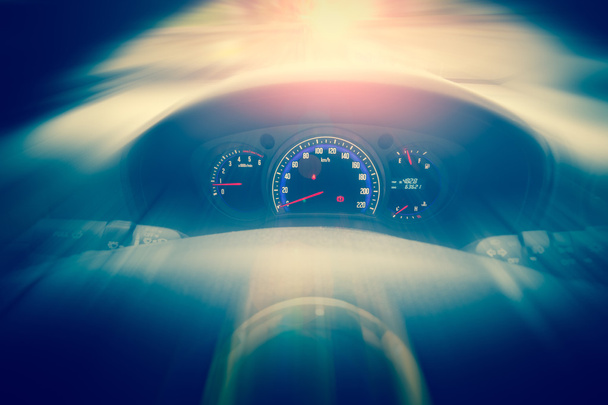 Mozgás sebességmérő egy autó - Fotó, kép
