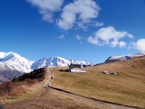 zemi mont-blanc, francouzské Alpy - Fotografie, Obrázek