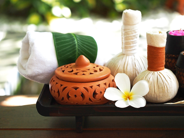 Spa behandeling en massage, Thailand, zacht en selecteer focus - Foto, afbeelding