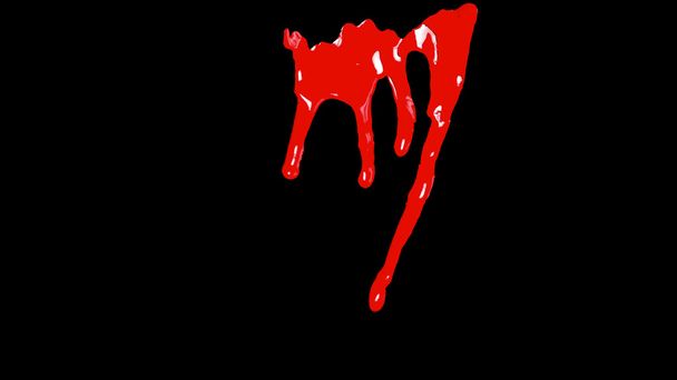 Blood Dripping Down - Photo, Image
