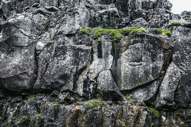 アイスランドの岩の形成 - 写真・画像