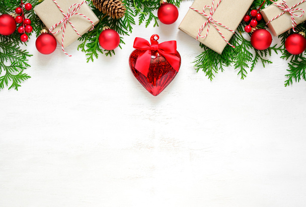 Weihnachten Hintergrund mit Leerzeichen - Foto, Bild