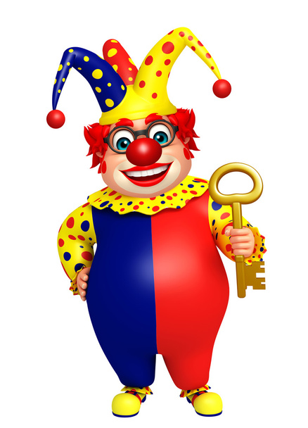 Клоун с ключом
 - Фото, изображение