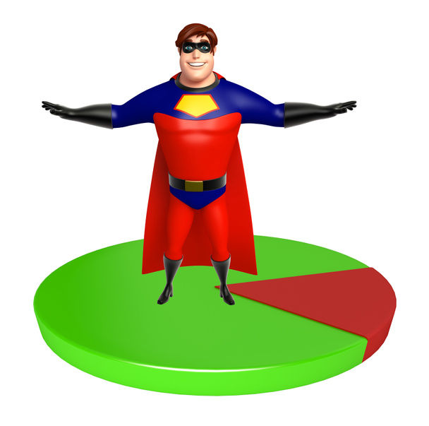 Супергерой со знаком Круга
 - Фото, изображение
