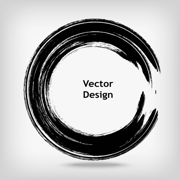 Hand drawn circle shape - Vetor, Imagem