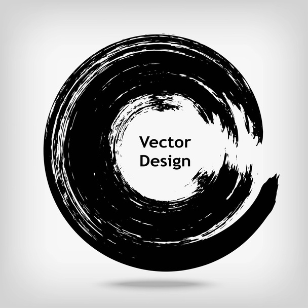 Hand drawn circle shape - Vector, afbeelding