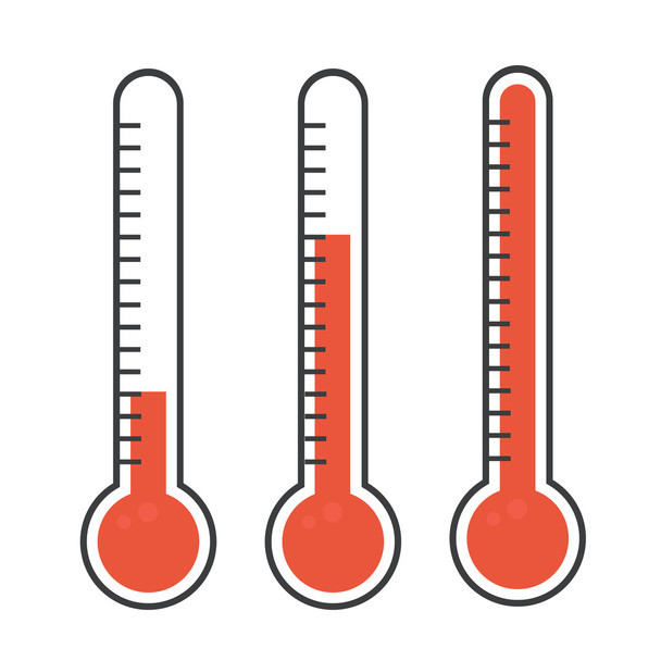 Isolated thermometers, vector illustration design eps10. - ベクター画像