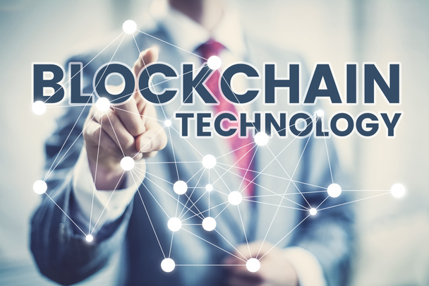 Blockchain-Technologie-Konzept - Foto, Bild