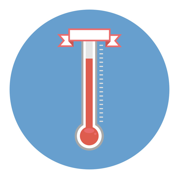 Thermometer icon, vector illustration design eps10. - Vector, Image