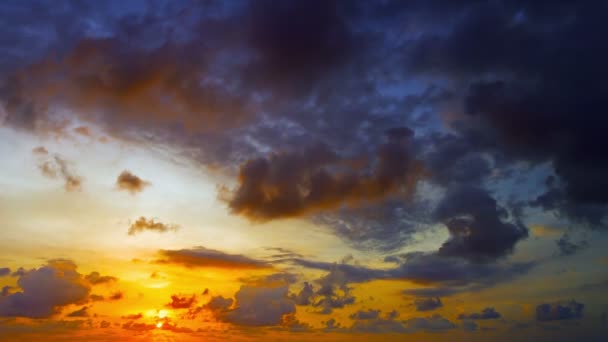 Romantic. Tropical. Sunset Sky - Footage, Video