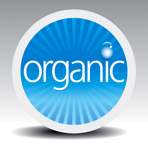 organische etiket - Vector, afbeelding