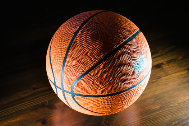 Nahaufnahme des Basketballs - Foto, Bild