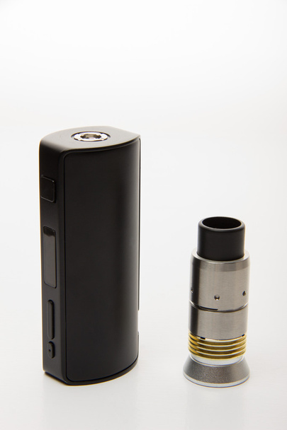 Демонтажные части электронной сигареты черный и стальной коль
 - Фото, изображение