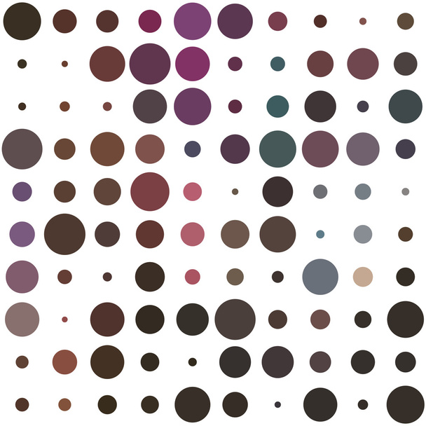 Awesome dod pattern with colorful circles - Vector, Image
