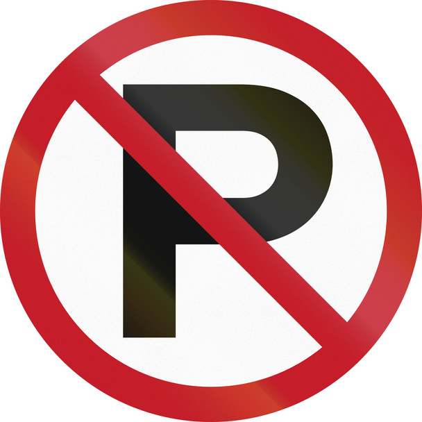 A Fülöp-szigetek - nincs parkolási útjelzési. - Fotó, kép