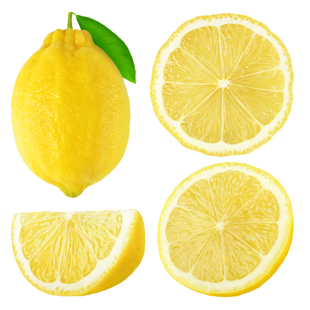 Isolated lemon fruits collection - Foto, Imagem