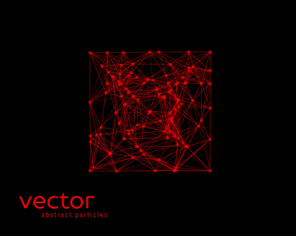 Vector abstract illustration of simple shape - square. - Διάνυσμα, εικόνα