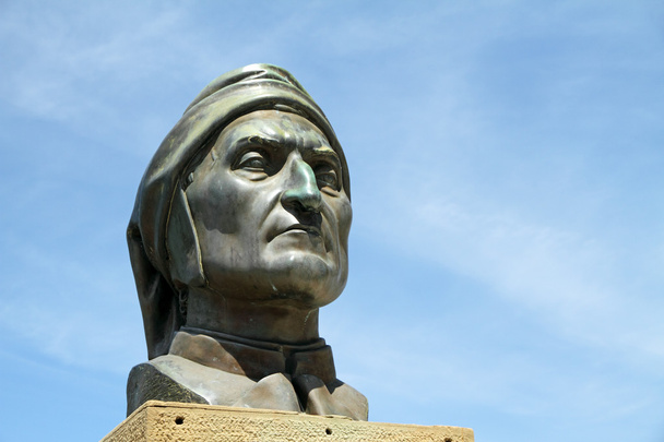 αναμνηστικό μνημείο του Δάντη - Φωτογραφία, εικόνα