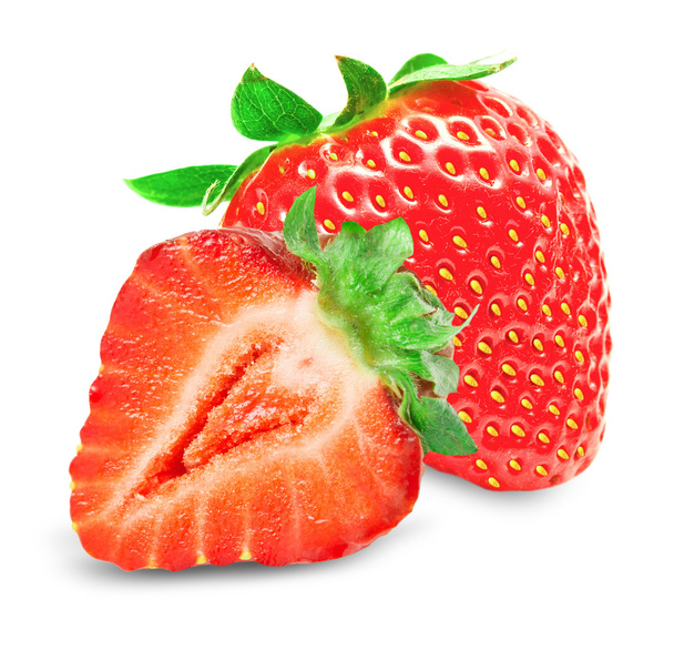 fraise isolée sur blanc - Photo, image