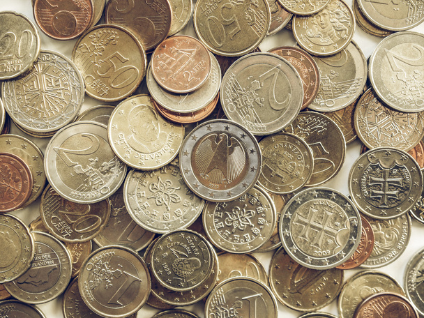 Старовинні монети євро
 - Фото, зображення