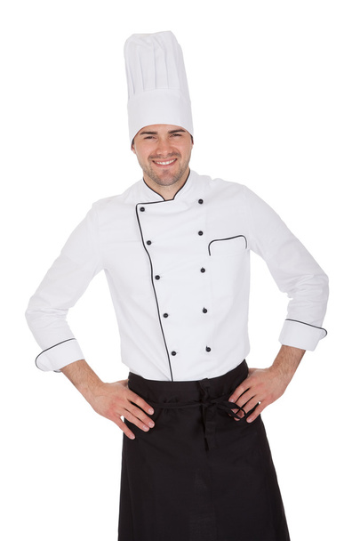 Portrait of happy chef - Фото, изображение