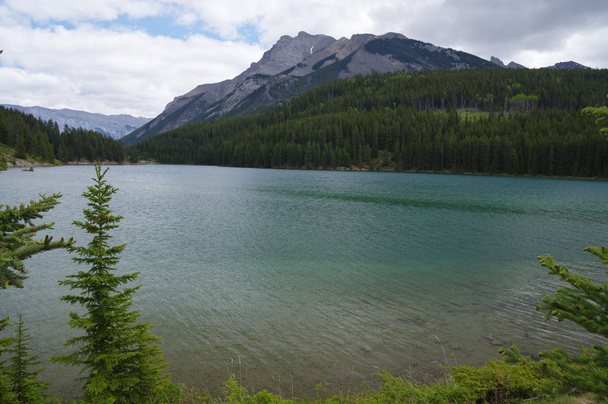 Two Jack Lake In Banff, Альберта, Канада
 - Фото, изображение
