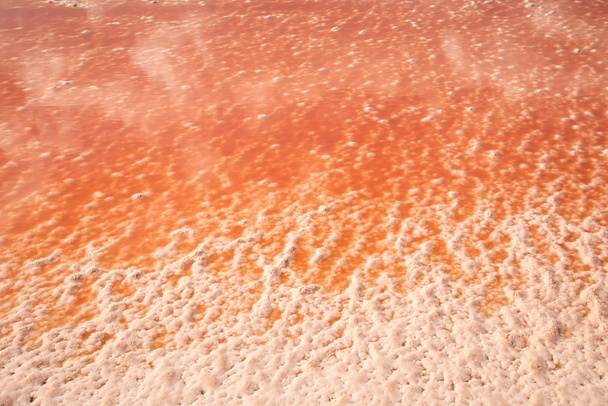 Salzformationen in einem ausgetrockneten See der Saline in der Nähe von Burgas, Bulgarien, Osteuropa - Foto, Bild