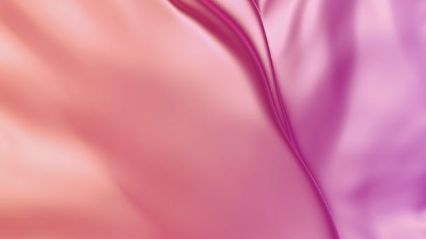 Silk fabric background. Ruddy pink and sky magenta color. - Photo, Image