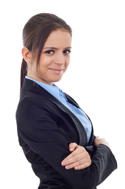 Young business woman with arms crossed - Foto, immagini