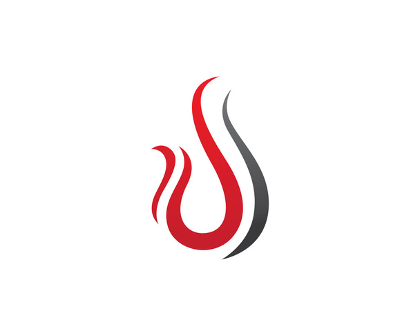 Fire flame Logo Template - Vector, Image