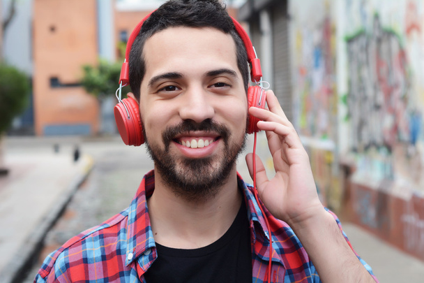 Young man with headphones. - Foto, immagini