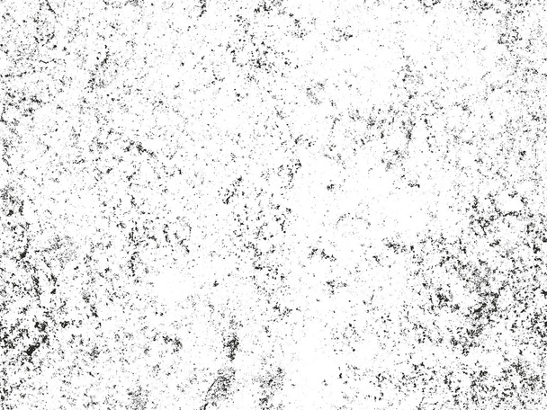 Distressed overlay texture of dust metal, cracked peeled concrete - Vector, Image