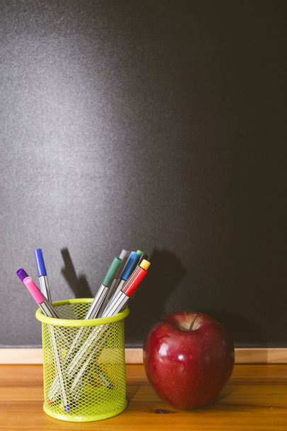 Back to school concept with chalkboard - 写真・画像