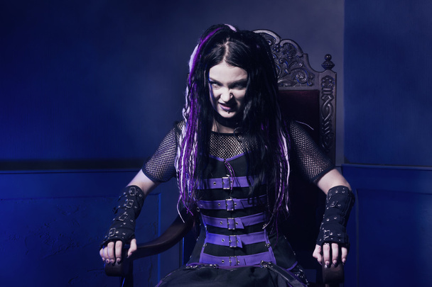 Cyber-Gothic Girl - Foto, Bild