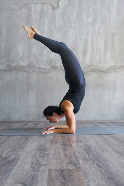 Woman practicing yoga in various poses  - Fotografie, Obrázek