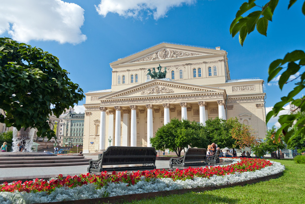 Teatru Bolszoj w Moskwie, Rosja - Zdjęcie, obraz