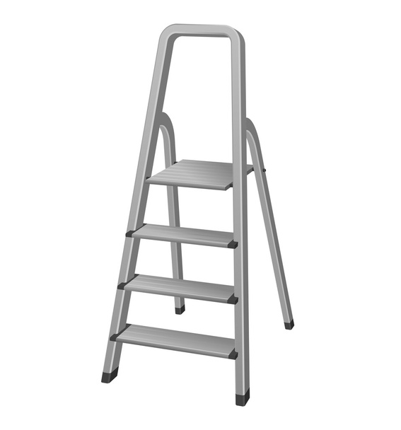 Isolated Step ladder illustration - Vector, Image