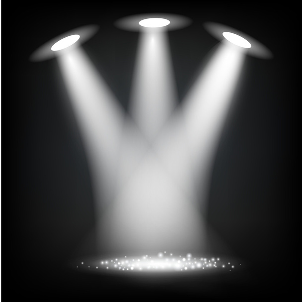 Ilustracja wektorowa reflektor Spotlight Lampa - Wektor, obraz