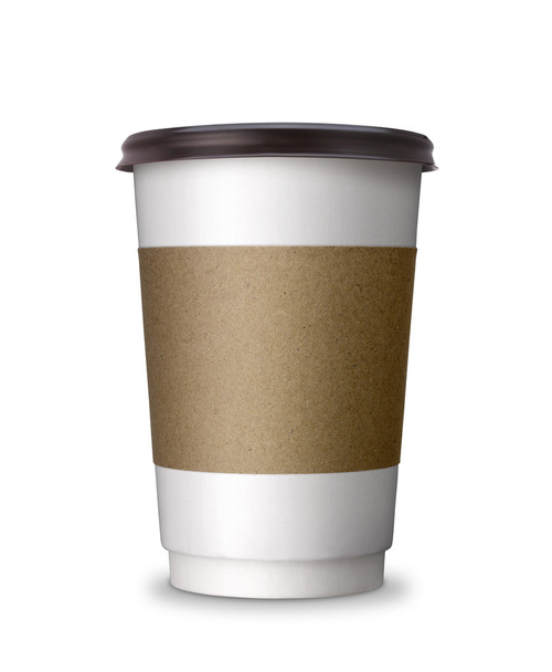 blank Taza de papel para café, refresco, refresco, limonada, jugo
 - Foto, Imagen