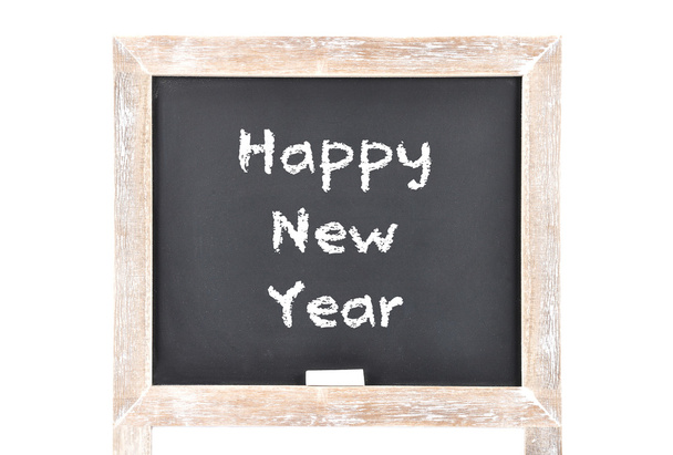 yazı tahtası üzerinde mutlu yeni yıl - Fotoğraf, Görsel