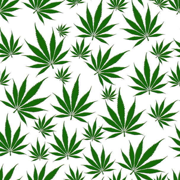 marihuana blad naadloze achtergrond - Foto, afbeelding