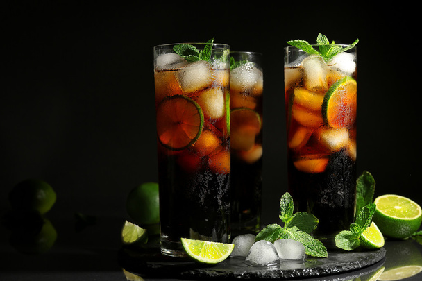 cuba libre cocktails - Foto, Imagen