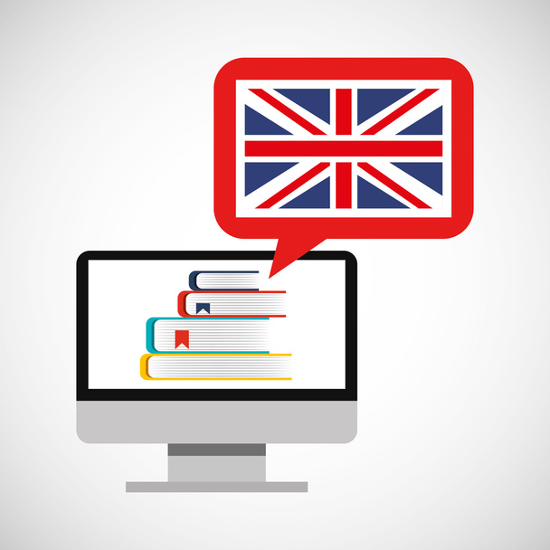 learn english online icon - Vector, Image