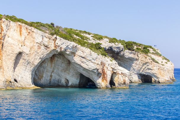 Jaskinie morskie na Zakynthos - Zdjęcie, obraz