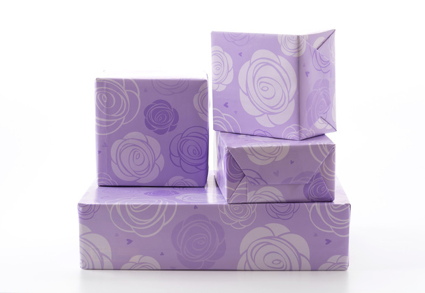 gift box on white background - Φωτογραφία, εικόνα