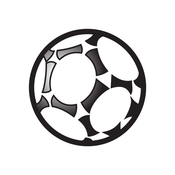 Soccer ball isolated on white background. Championship Soccer symbol. Ball Vector Illustration. Sport, Soccer, Football icon. Soccer ball icon, soccer ball banner, soccer ball logo. Kids camp. - Vector, Image