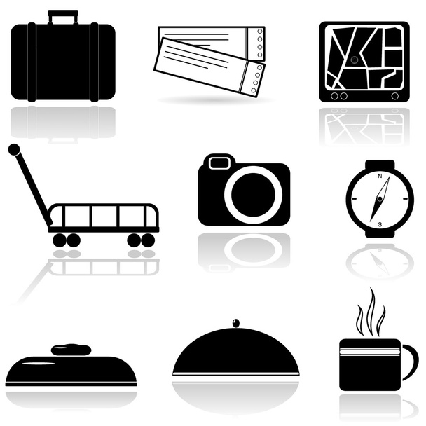 A set of vector icons - Vector, afbeelding