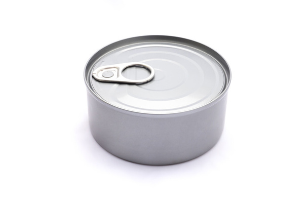 aliments en conserve isolés sur fond blanc - Photo, image