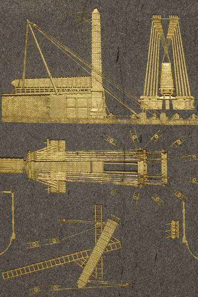 Vyryto na základně Obelisk Luxor - Fotografie, Obrázek