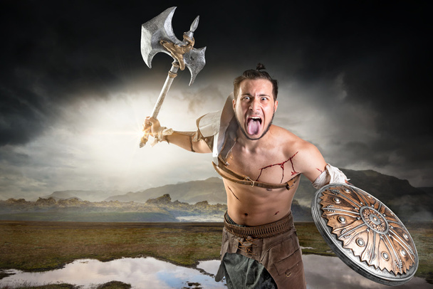 antiguo guerrero gladiador
 - Foto, imagen